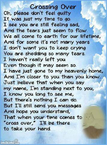 Shad in Crossing Over frame with poem