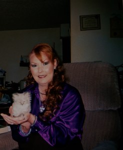 Me wuz so little me fit in da palm of mommy's hand.