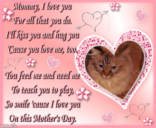 Meez luvs yous mommy.