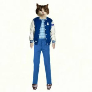 Dusn't Andy look cool all dwessed up fuw da sock hop?