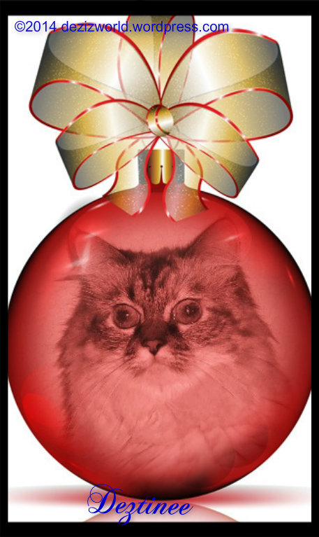 0dw Dezi red xmas ball