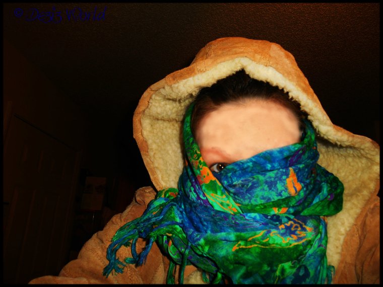 Here's mommys selfie as da Eskeemo .