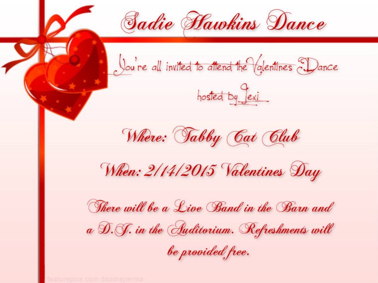 Sadie Hawkins Dance Announcement2