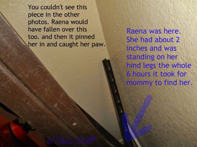 Bed frame hiding spot