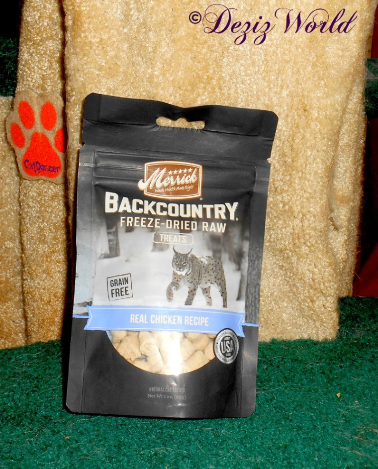 Merrick Back Country Grain Free freeze dried chicken recipe treats