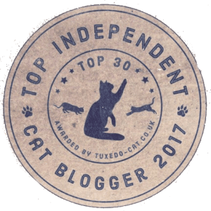 Top 30 Independant Cat Bloggers badge