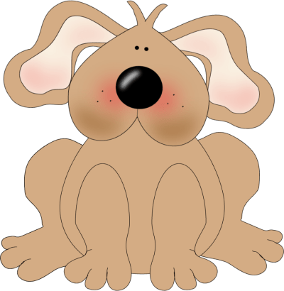 Brown Dog clip art