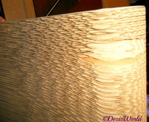 PetFusion Cat Scratcher up close with notch cut out