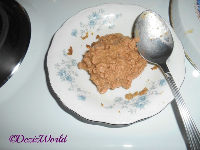 Plate of American Journey wet cat food