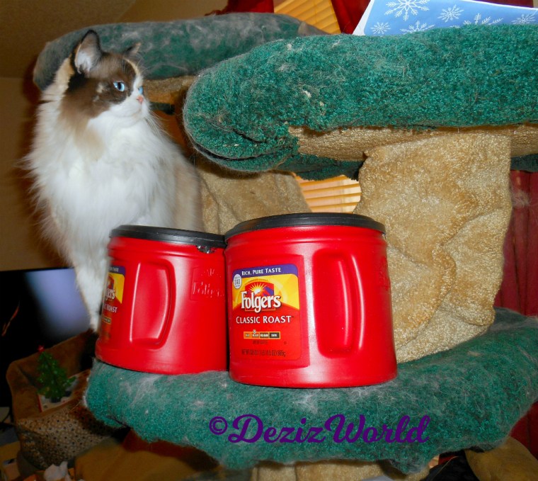 Raena with coffee and card from Cindy