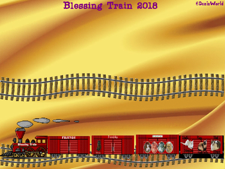 Blessing Train with friends