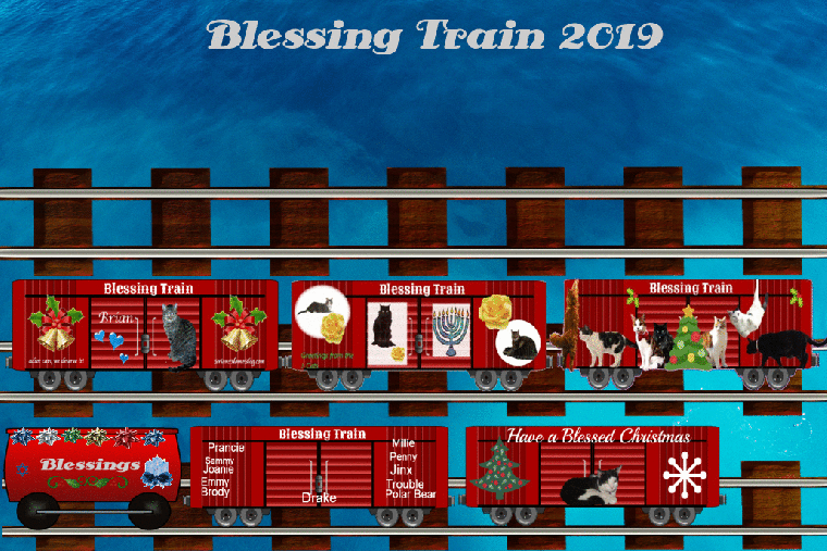Blessing Train boxcars 3 2019 wk 4