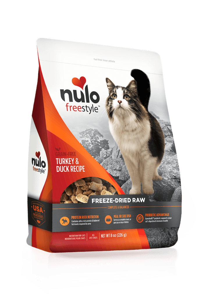 Nulo freeze dried turkey and duck cat food